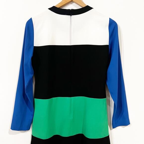 MICHAEL Michael Kors Long Sleeve Colorblock Sheath Dress - Picture 10 of 11